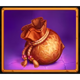 4 pots riches hold and win sack symbol icon