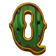 4tp guns n gold q symbol icon