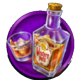 4tp guns n gold whiskey symbol icon