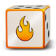 5 leprechaun roll clover chance fire symbol icon
