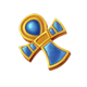 5 tombs of fortune ankh symbol icon