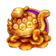 5 treasures jackpot festival turtle symbol icon