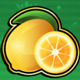 777 strike lemon symbol icon