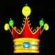 7 hot 7 crown symbol icon