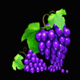 7 hot 7 grape symbol icon