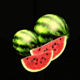 7 hot 7 watermelon symbol icon