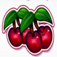 7s on fire cherries symbol icon