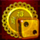 88 fortunes dice circle symbol icon