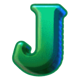 advance to gold green j symbol icon