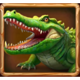 african gems crocodile symbol icon