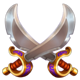 ahoy royale swords symbol icon