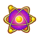 atomic hot 100 classics series scatter symbol icon