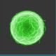 atomic reactor green symbol icon