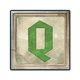 avalon gold q letter symbol icon