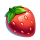 awesome fruits strawberry symbol icon