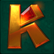 aztec gold megaways k symbol icon