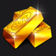 bacon banker gold bar symbol icon