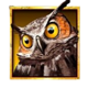badlands owl symbol icon
