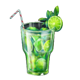 bahamas happy hour mocktail 3 symbol icon
