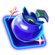 banana x blueberry symbol icon