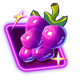 banana x grapes symbol icon