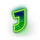 banana x letter j symbol icon