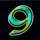barcrest games mermaid queen 9 symbol icon