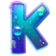 bass baggin bounty letter k symbol icon