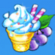 beach life ice cream symbol icon