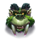 beastwoodgreenmonstersymbol icon