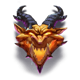 beastwoodorangemonstersymbol icon