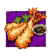 belly smackdown golden gains shrimps symbol icon