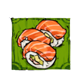 belly smackdown golden gains sushi symbol icon