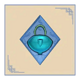 big bamboo blue diamond symbol icon