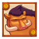 big bamboo boar symbol icon