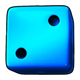 big bass dice 2 blue symbol icon