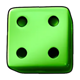 big bass dice 4 green symbol icon