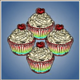 big british bake cupcake symbol icon