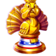 big rich turkeys gold turkey trophy symbol icon