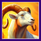big wild buffalo 2 golden ram symbol icon