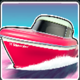 bigger bass splash boat symbol icon