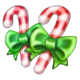 bigger piggy christmas bank candy canes symbol icon
