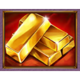 biggest vault gold bars symbol icon