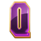biggest vault purple q symbol icon