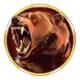 bison moon power combo bear symbol icon