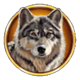 bison moon power combo wolf symbol icon
