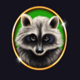bison moon ultra link and win racoon symbol icon