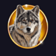bison moon ultra link and win wolf symbol icon