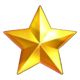 blazing coins hold and win gold star symbol icon