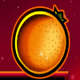 blazing star orange symbol icon